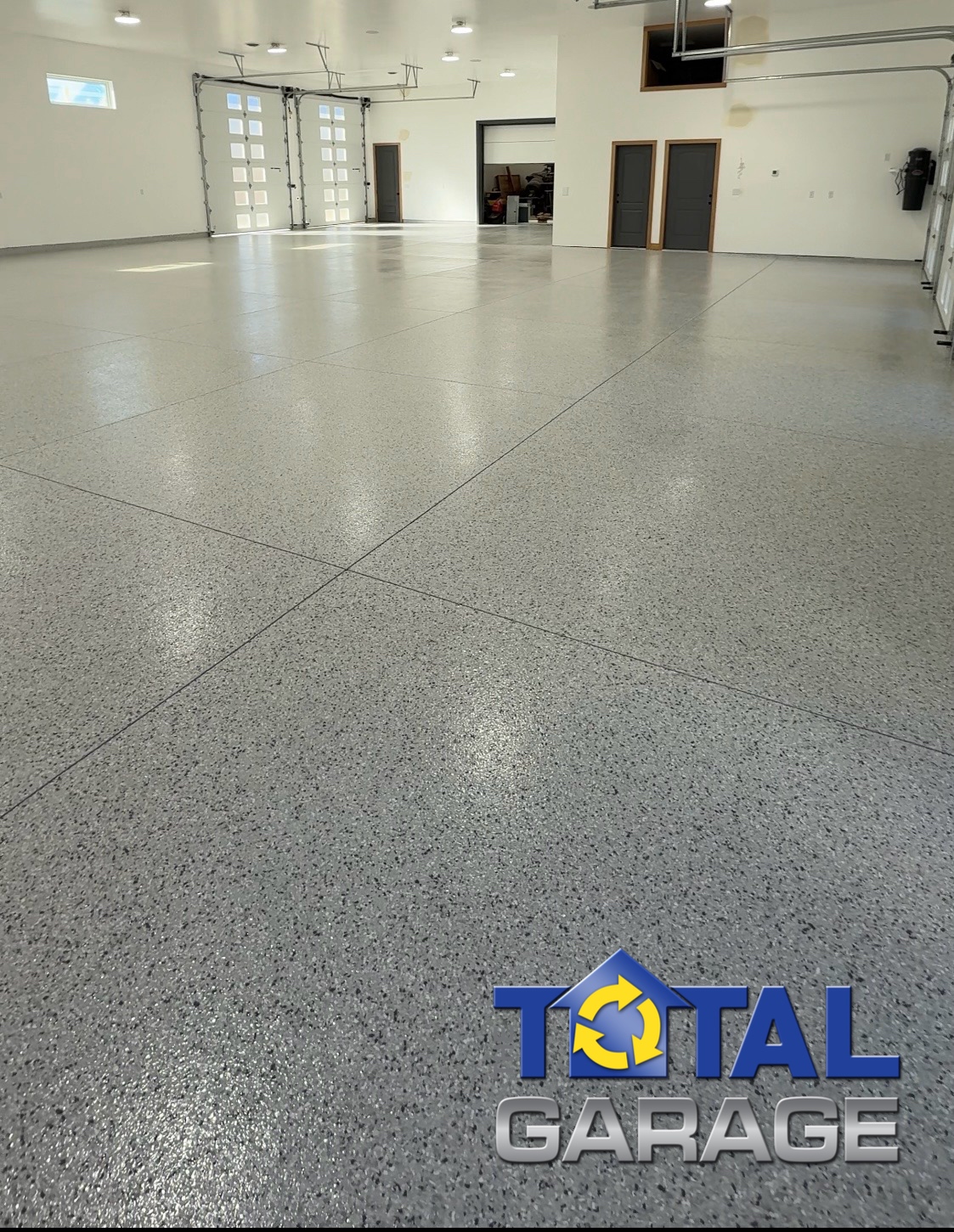 4800sqft Shop & Garage Epoxy Polyaspartic Coating - Caldwell Idaho