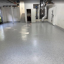 Boise-Garage-Floor-Transformation-Premium-Epoxy-Polyaspartic-Coating-in-Our-Popular-Lunar-Blend 0