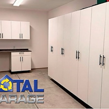 Custom-Built-In-Garage-Cabinets-Workbench-Installation-Kuna-Idaho 2