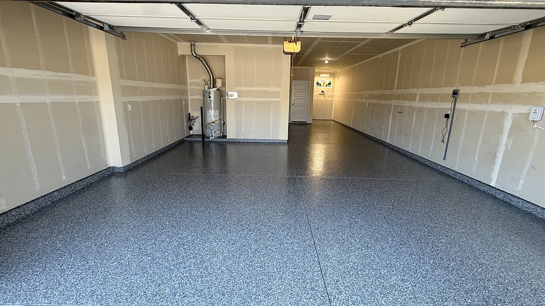 Custom Epoxy & Polyaspartic Garage Floor Coating Completed in Meridian, Idaho