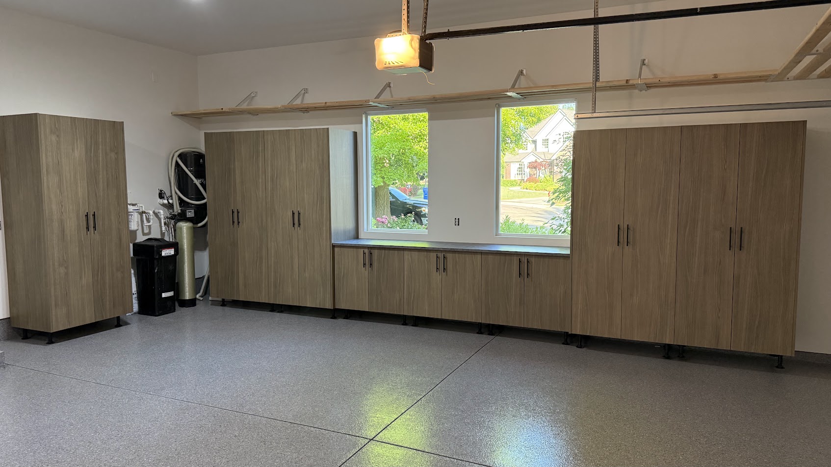 Eagle, ID Garage Cabinets, Epoxy Coating, and Wall Storage