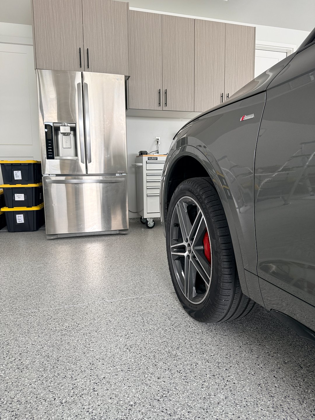 Epoxy Garage Flooring & Custom Garage Cabinets in Shelburne East – Meridian, Idaho