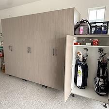 Epoxy-Garage-Flooring-Custom-Garage-Cabinets-in-Shelburne-East-Meridian-Idaho 1