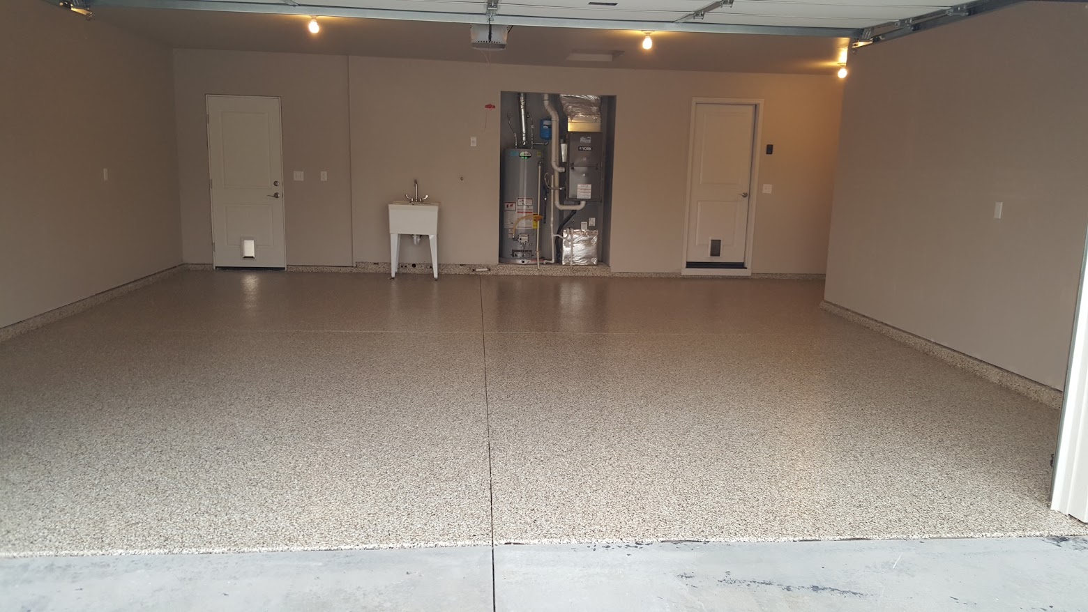 Fire Restoration Epoxy–Polyaspartic Garage Coating — Boise, ID