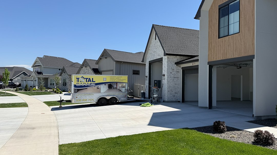 Luxury Garage Floor Coating Installation in Eagle, Idaho