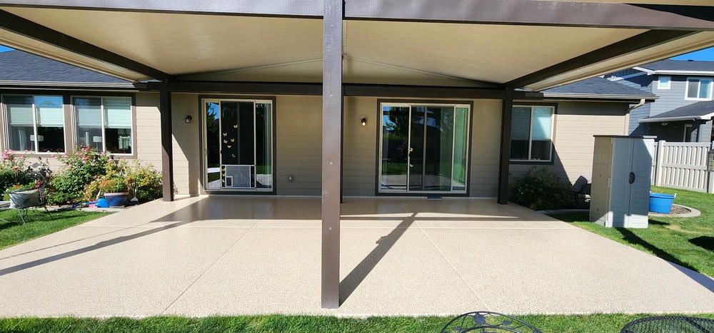 Middleton, ID Almond Patio Coating