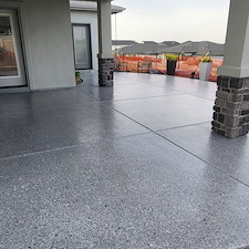 Nampa, Idaho Patio Makeover with Epoxy Polyaspartic Coating