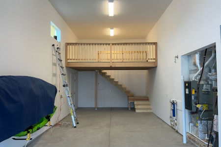 RV Garage With Loft